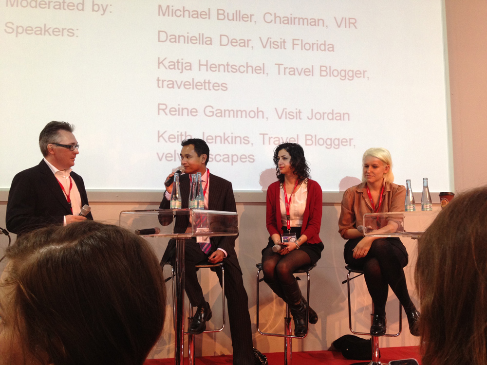 ITB Travel blog panel discussion ITB Travel blog panel discussion