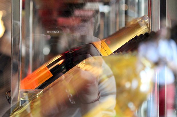 Wine at The Joule luxury hotel in Dallas