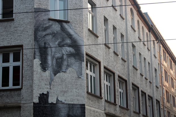 JR in Berlin JR street artist in Berlin