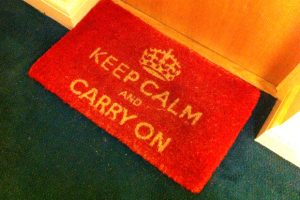 Keep Calm London floormat