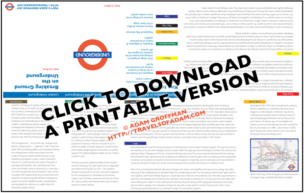 Graphic Design History - London Underground