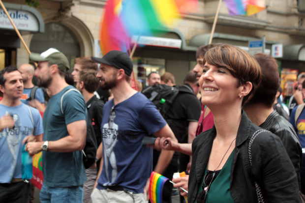 gay pride demo