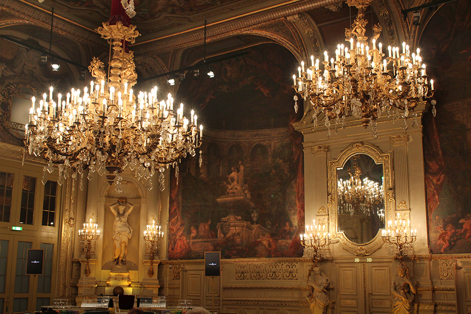 Lovely chandelier Inside the Baden-Baden casino
