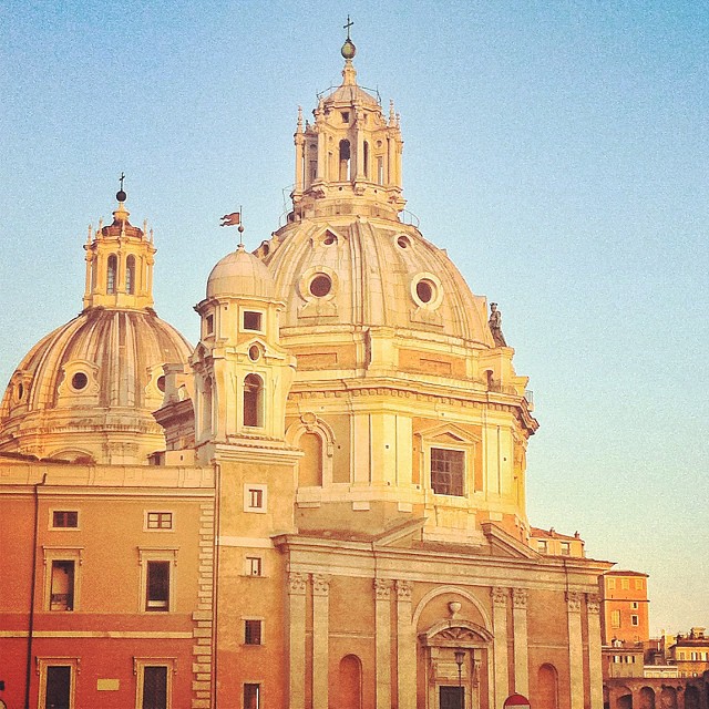 Sunset in Rome, Italy