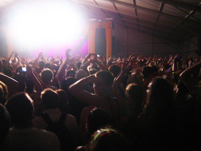 Bonnaroo at night