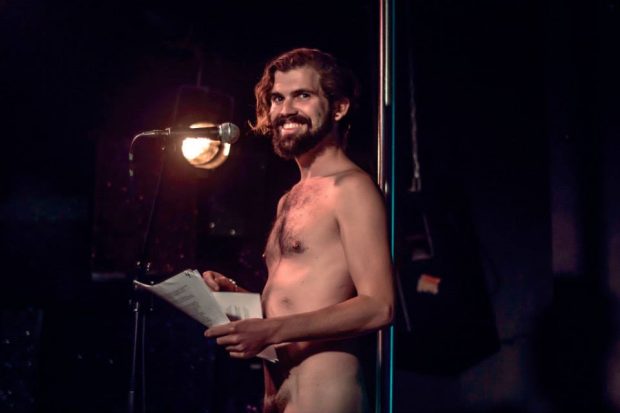 Naked Boy Reading