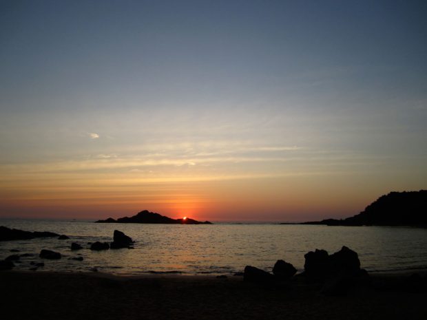 Om Beach, Gokarna, India (sunset)