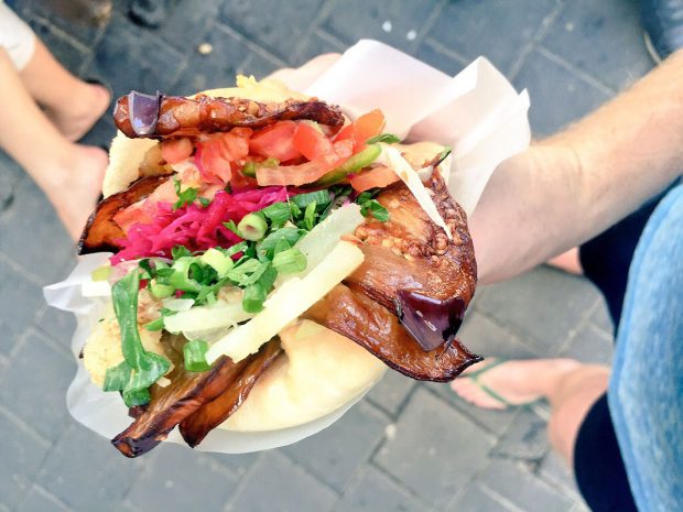 Sabich sandwich - Tel Aviv street food