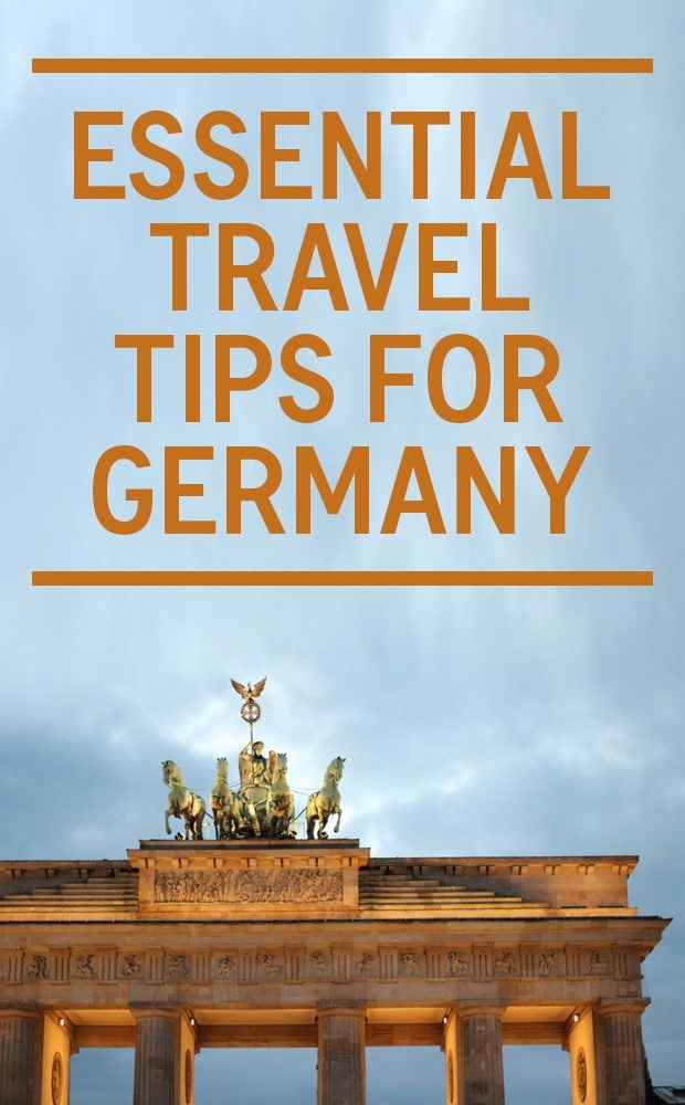 german travel in english
