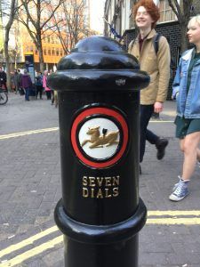 A Hidden Neighborhood in London's City Center - Seven Dials - Travels of Adam - https://travelsofadam.com/2017/05/london-seven-dials/