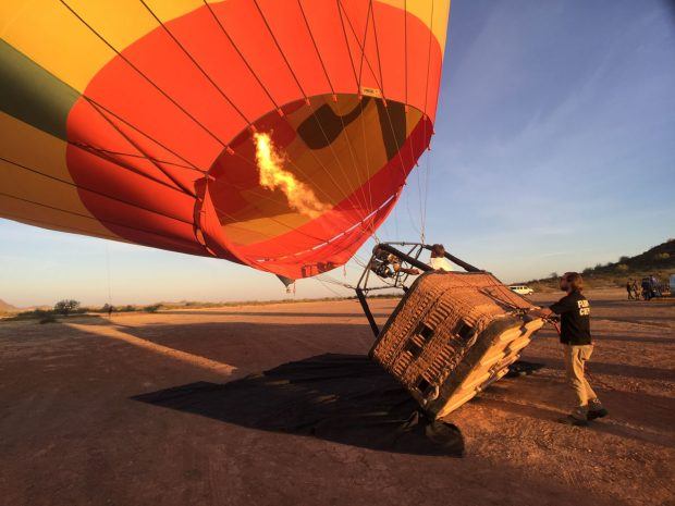 hot air balloon arizona