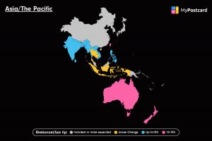 Travel Tipping Guide - Oceania & Asia