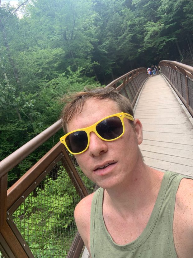 Solo travel hiking in the catskills